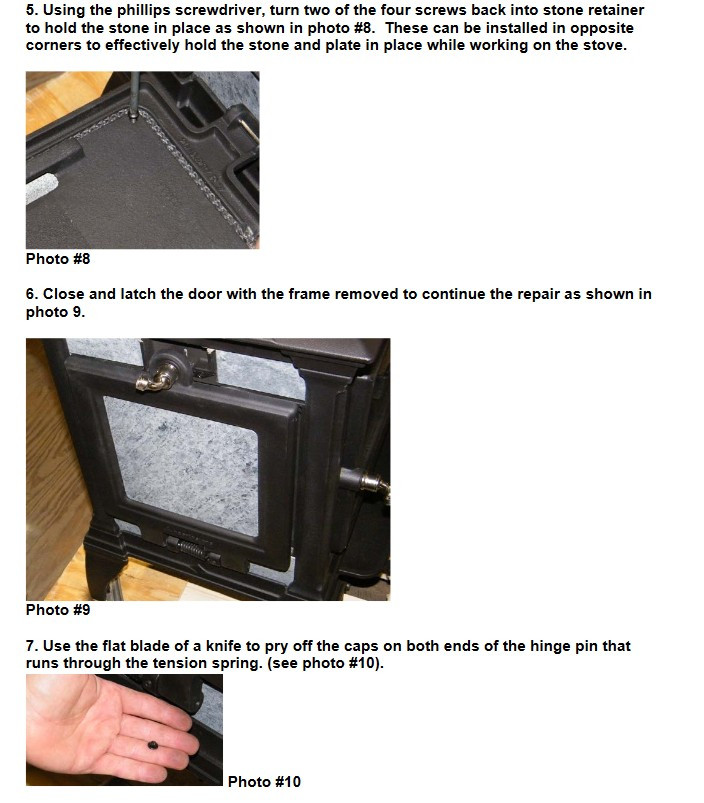 Heritage 8022 Side Door Spring 5240-143 - Rocky Mountain Stove