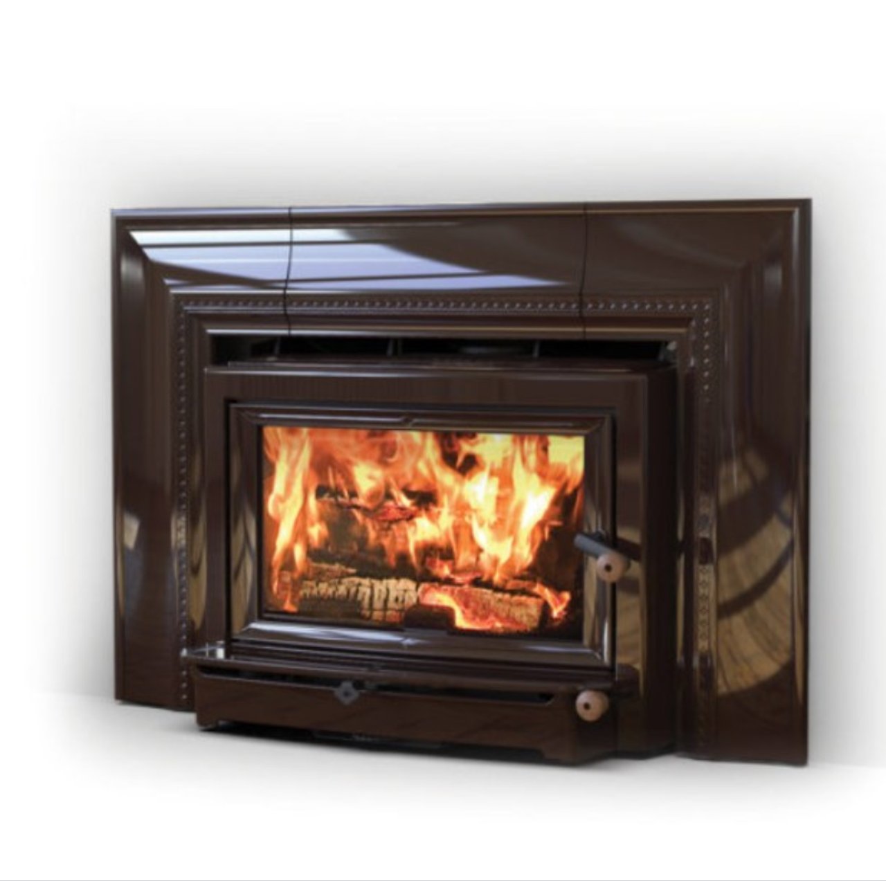 Hearthstone Clydesdale Wood Burning Insert , 8492 Clydesdale in Enamel Brown