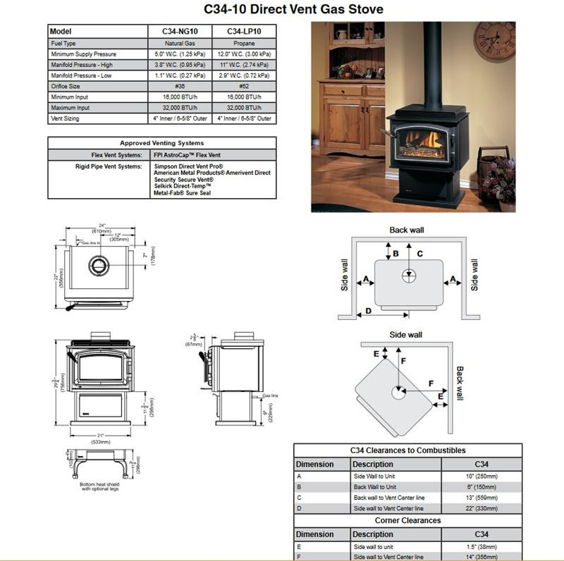 Regency C34 Gas Stove