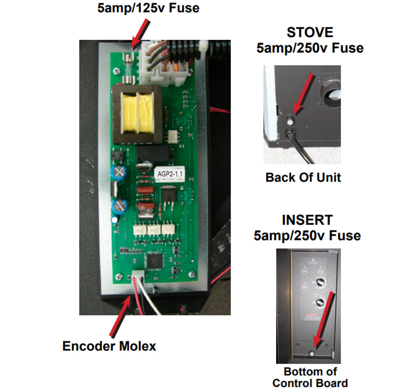 Lopi & Avalon AGP FreeStanding 250-02622 Control Board 