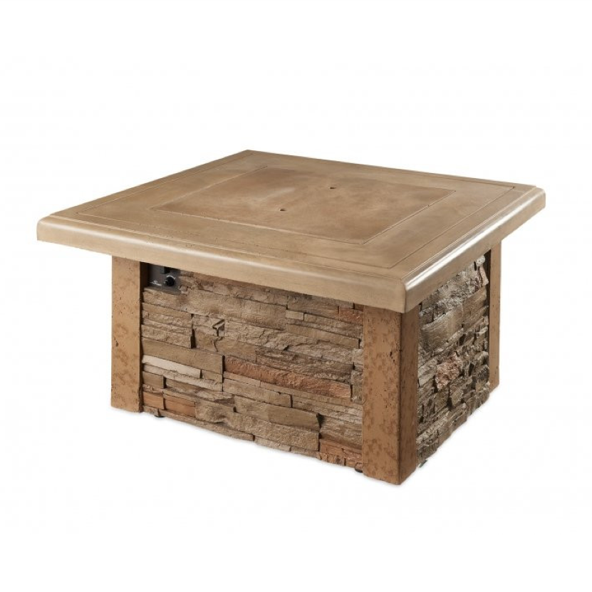 Sierra Square Gas Fire Pit Table