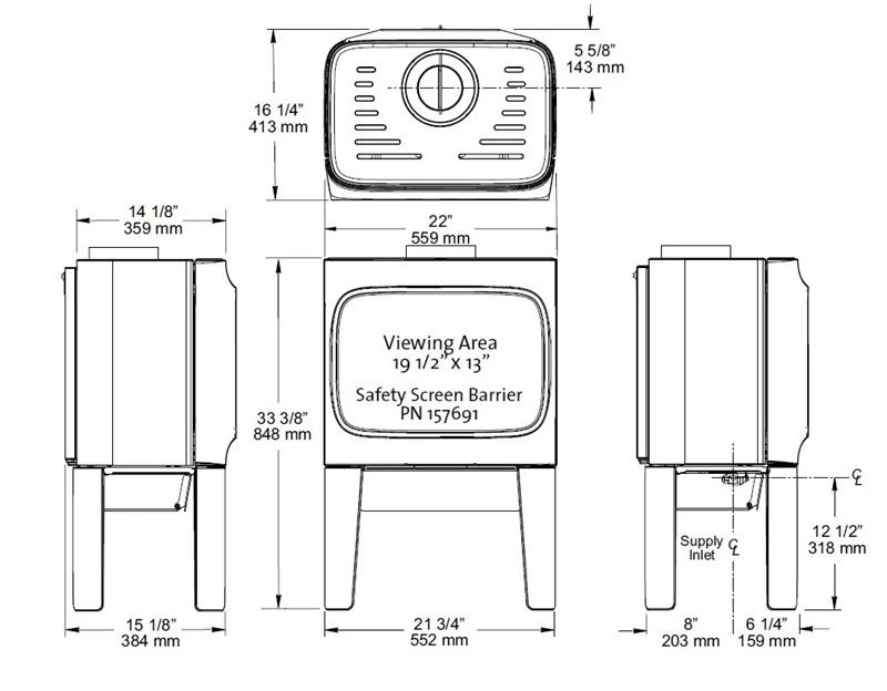 Jotul GF 305 Gas Stove