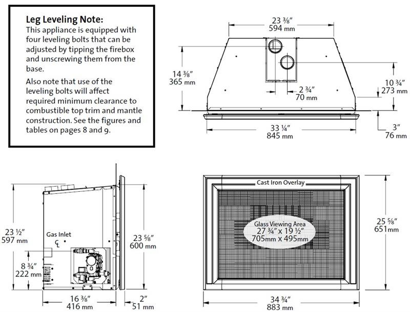 Jotul GI 635 Large Gas Burning Insert
