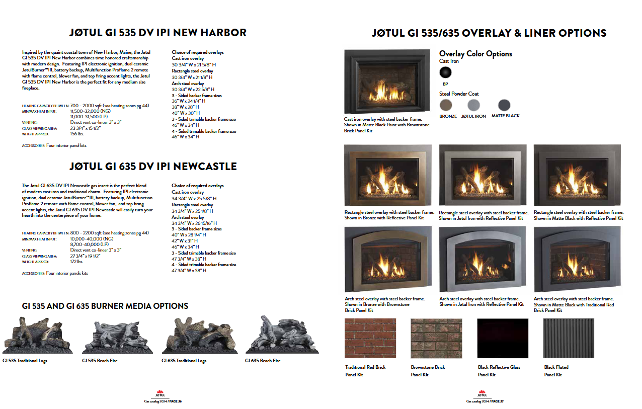 Jotul GI 535 Medium Gas Burning Insert