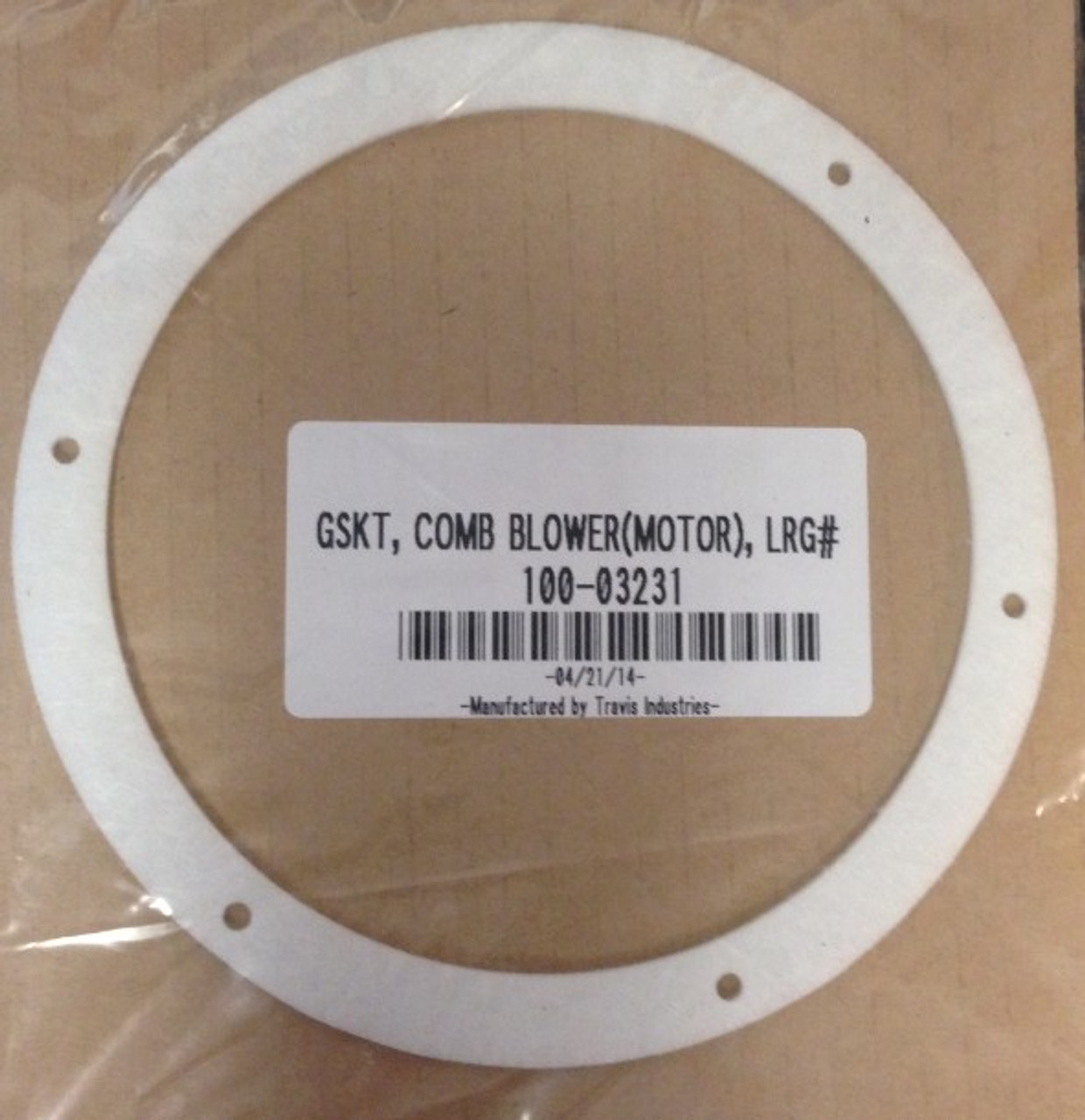 Avalon/Lopi Combustion Fan Gasket 100-03231