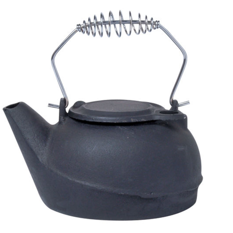 Cast Iron Kettle with Chrome Handle Rocky Mountain Stove & Fireplace