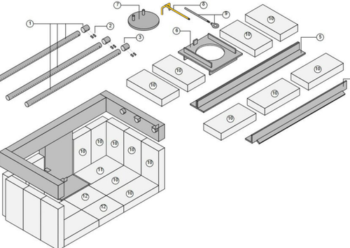 Avalon 1196 Damper Yoke 98900314