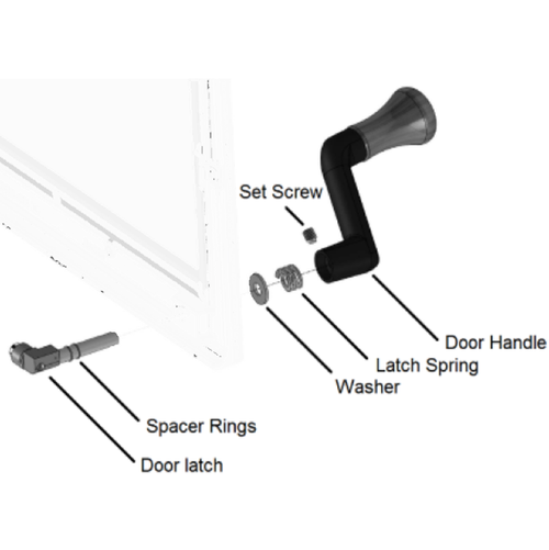 Hearthstone WFP-100 Door Latch 94-73200