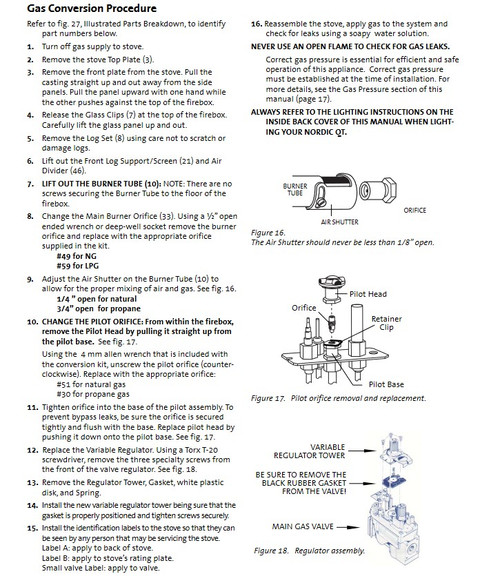 Jotul 222263 NG Gas Valve