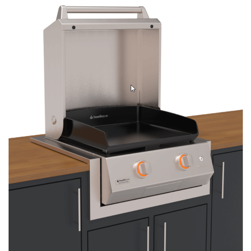 Brabura 22 Outdoor Griddle w/ Insulating Liner for built in application