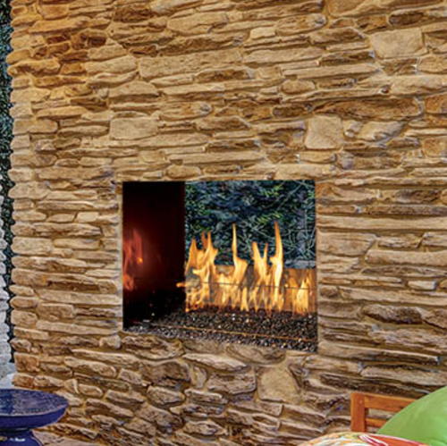 Fire Garden 4024 Outdoor See-Thru Gas Fireplace