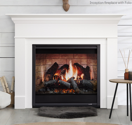 Inception 36" Electric Fireplace with Folio Front