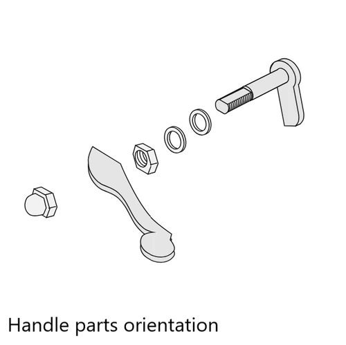 Leyden 250-00248 Right Door Handle