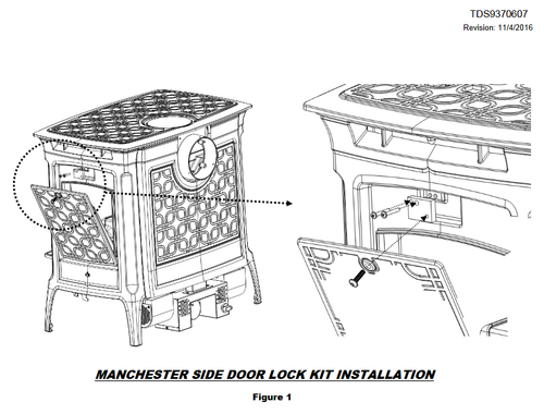 Heartstone Manchester Side Door Lock 93-70607