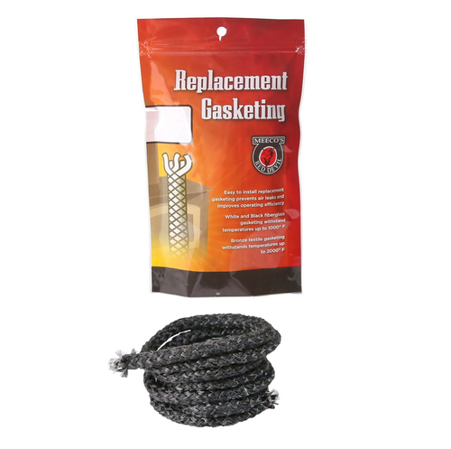 7/16" x 6' Black Fiberglass Gasket 7/16" x 6' Black Fiberglass Gasket