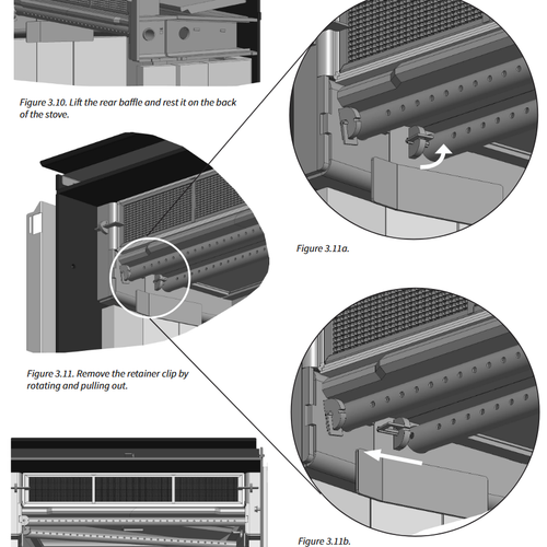 Jotul C 550 V2 Air Tube Retaining Pin