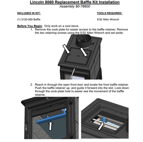 Hearthstone Lincoln/GM20 Baffle Guard 5060-035