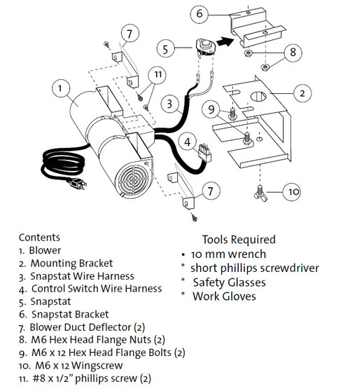 Jotul 156431 Blower Kit
