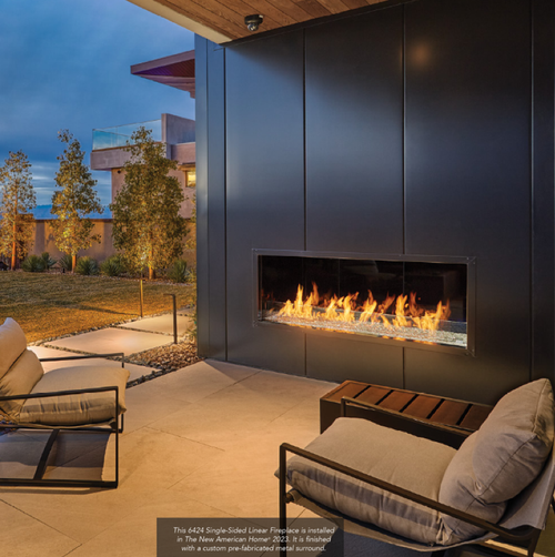 Fire Garden 6424 Outdoor Liner Gas Fireplace 