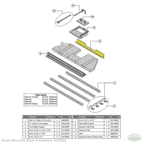 Medium Flush NexGen Rear Baffle 250-05506 