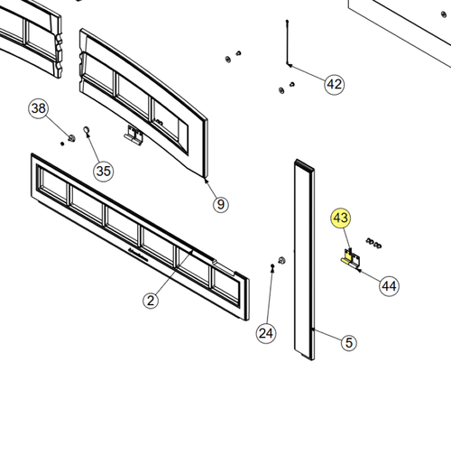 Hearthstone 5420-005 Facade Door Hinge