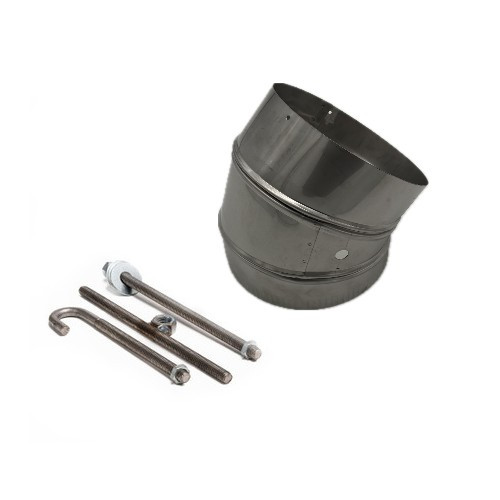 Regency 6"  -  45 Degree Elbow / Flue Collar