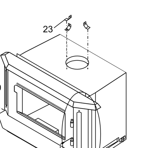Regency Flue Connection Brackets 846-235