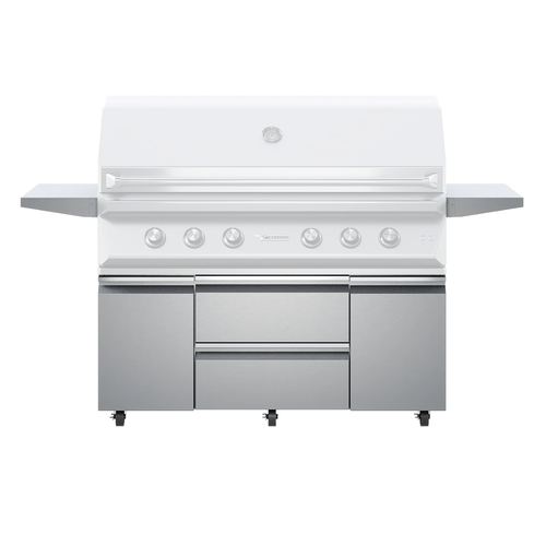 TEGB54SD-B    54” Gas Grill Cart with Shelves