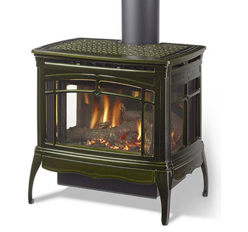 HearthStone Waitsfield Gas Stove in Basil Green