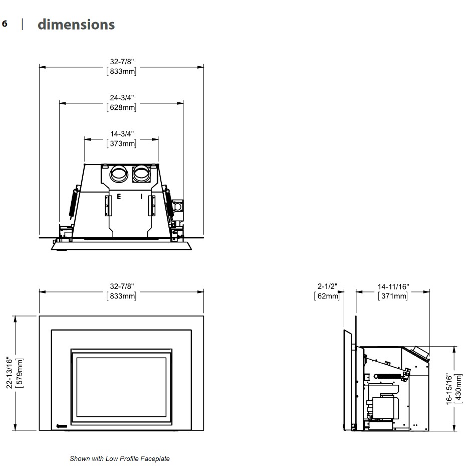 Regency L234 Small Gas Insert - Rocky Mountain Stove u0026 Fireplace