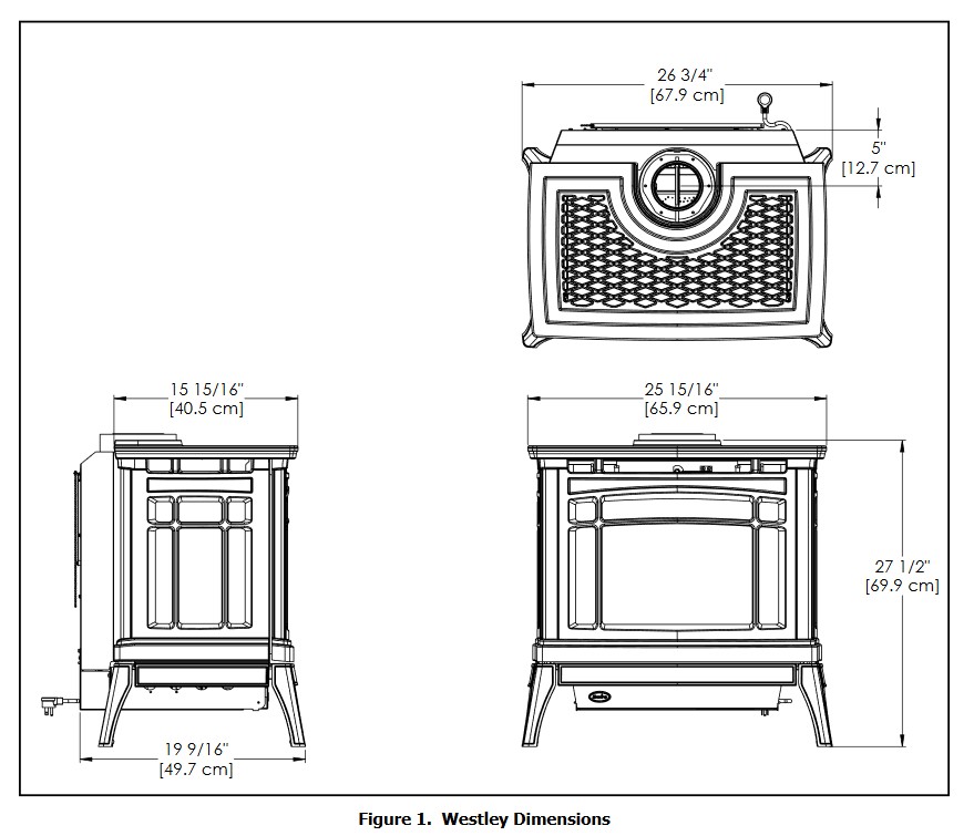Enviro Westley Freestanding Gas Stove