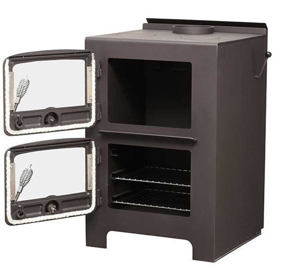 Nectre N350 Small Wood Cook Stove - Rocky Mountain Stove u0026 Fireplace