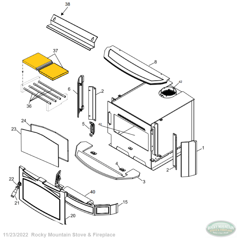 Regency 033-957 Replacement Baffle