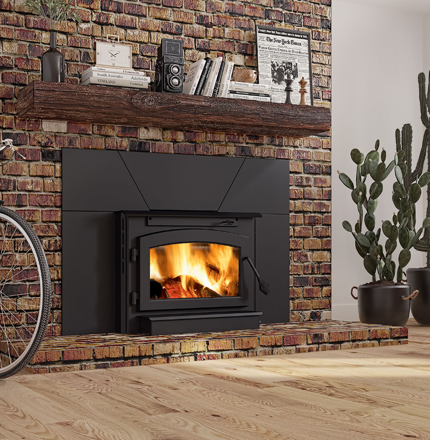 Live Edge Mantle Shelf - Non-Combustible - Rocky Mountain Stove u0026 Fireplace