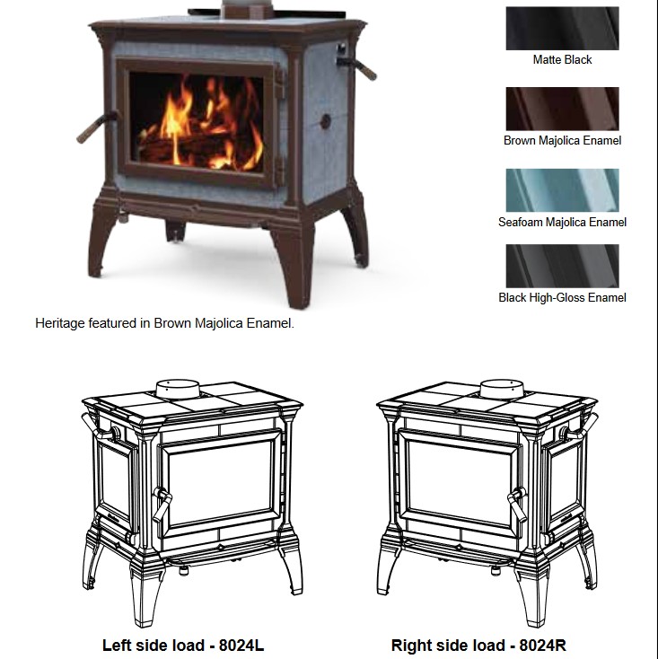 Hearthstone Heritage 8024 Wood Stove TruHybrid