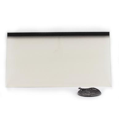 Large Flush Wood Insert Rectangular Glass - Rocky Mountain Stove ...