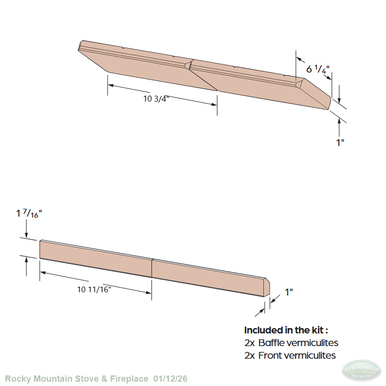 Stuv 16/68 - Baffle Brick Kit (14001017)