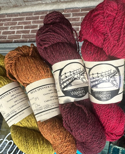 Mulespinner 2 Ply Yarn by Custom Woolen Mills
