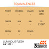 AKI11051 - AK Interactive 3G Acrylic Luminous Flesh 17ml