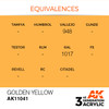 AKI11041 - AK Interactive 3rd Generation Golden Yellow