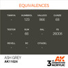 AKI11024 - AK Interactive 3rd Generation Ash Grey
