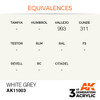 AKI11003 - AK Interactive 3rd Generation White Grey