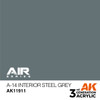 AKI11911 - AK Interactive 3rd Generation A-14 Interior Steel Grey - 17ml - Acrylic