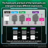 BAN5065115 - Bandai 30MM 1/144 Option Parts Set 12 (Hand Parts/Multi-Joint)