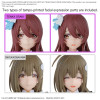 Bandai 30MS Option Hair Style & Face Parts Set (Tenka Osaki/Chiyuki Kuwayama)