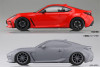 AOS06421 - Aoshima 1/24 Toyota ZN8 GR86 '21 Custom Wheel