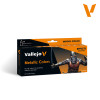 VLJ70118 - Vallejo Paint Set: Metallics (8)