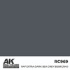 AKIRC969 - AK Interactive Real Colors RAF Extra Dark Sea Grey BS381C/640 17 ml.