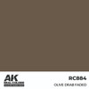 AKIRC884 - AK Interactive Real Colors Olive Drab Faded 17 ml.