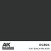 AKIRC804 - AK Interactive Real Colors Flat Black RAL 9005 17 ml.